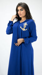 djellaba-ancremarin-lin-bleuroi-ocaftan-broderie-jellabamoderne-2021-chic-prestige-glamour-classe