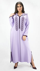 djellaba-mauvepastel-broderie-pointcroix-ocaftan-jellabamoderne-2020-chic-prestige-glamour-classe