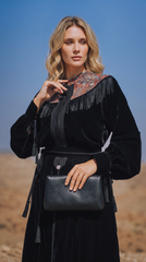 caftan-long-franges-tenue-traditionnelle-moderne-chic-noir-black-kaftan-broderie-embroidery