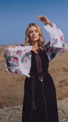 caftan-manches-boufe-chic-modern-aubergine-mauve
