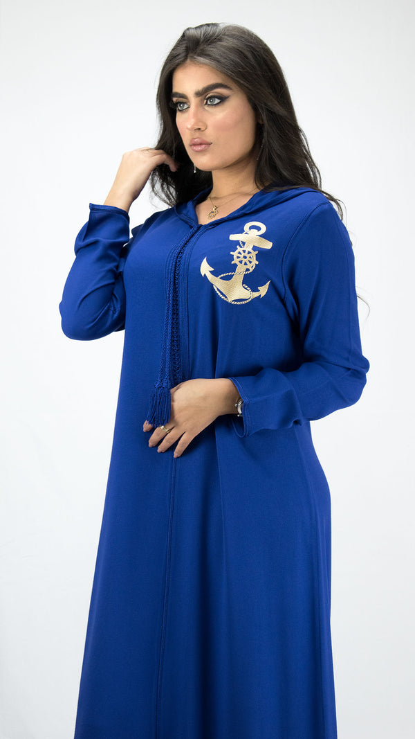 djellaba-ancremarin-lin-bleuroi-ocaftan-broderie-jellabamoderne-2021-chic-prestige-glamour-classe