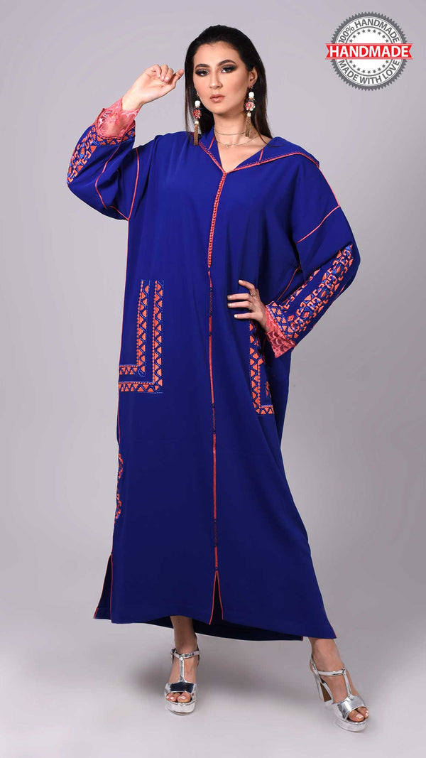 djellaba-faitmain-berchman-mekhzania-handmade-blue-haute-couture-bleuroi-ocaftan-crepedesoie-broderie-jellabamoderne-2021-chic-prestige-glamour-classe