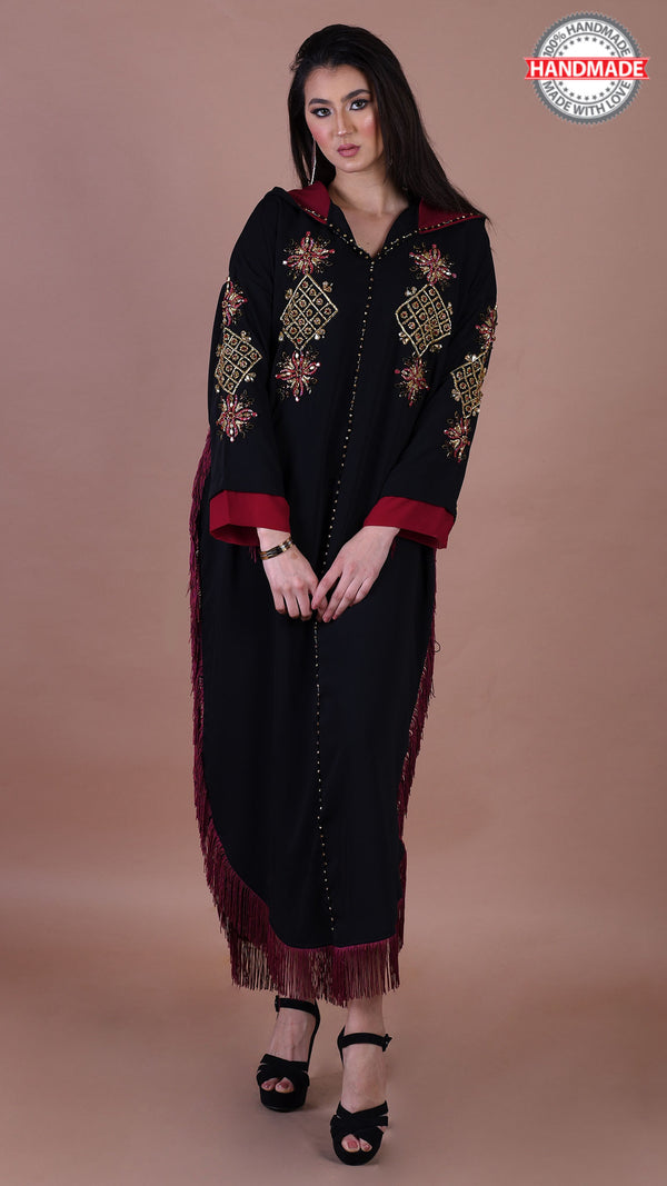 djellaba-fait-main-hdoub-berchman-perles-noir-handmade-black-ocaftan-jellaba--moderne-chic-prestige-glamour-classe-djellaba-hdour