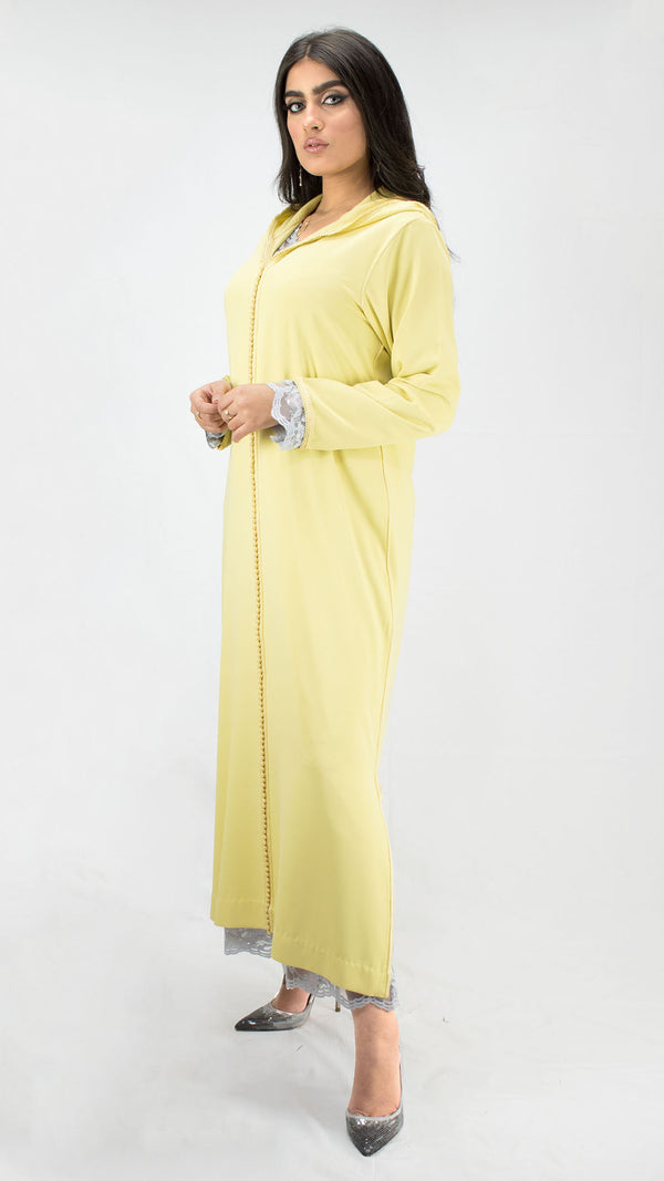 djellaba-jaune-poussin-dentelle-2pieces-crepe-jellaba-moderne-chic-hdour-ocaftan