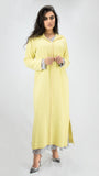 djellaba-jaune-poussin-dentelle-2pieces-crepe-jellaba-moderne-chic-hdour-ocaftan