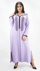 djellaba-mauvepastel-broderie-pointcroix-ocaftan-jellabamoderne-2020-chic-prestige-glamour-classe