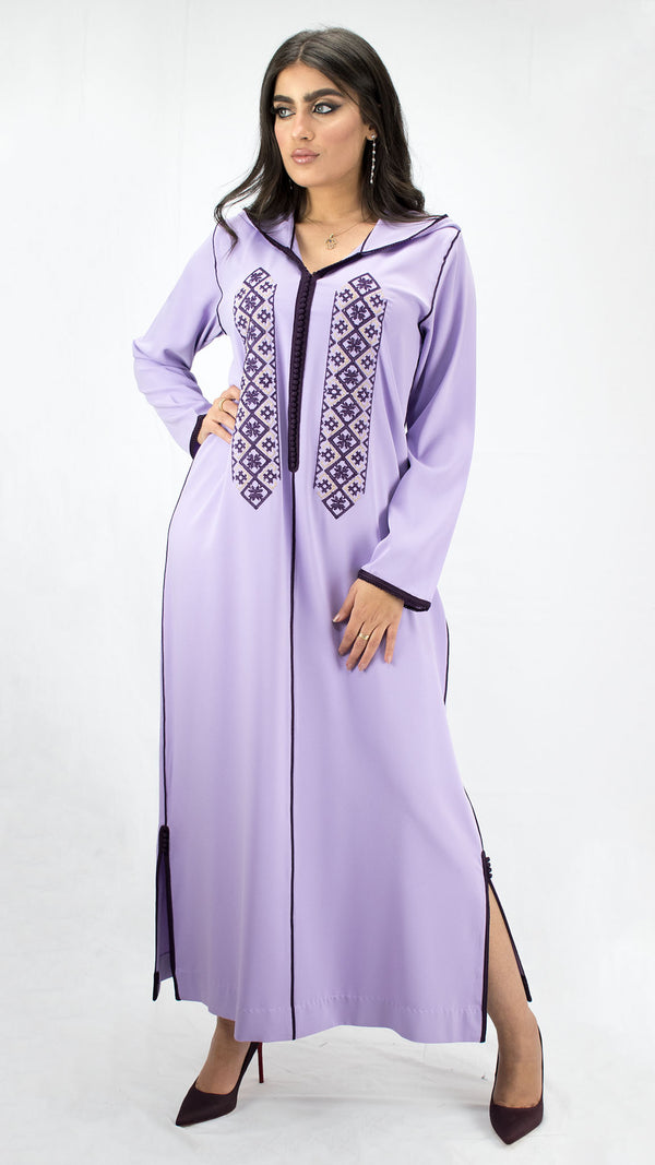 djellaba-mauvepastel-broderie-pointcroix-ocaftan-jellabamoderne-2020-chic-prestige-glamour-classe