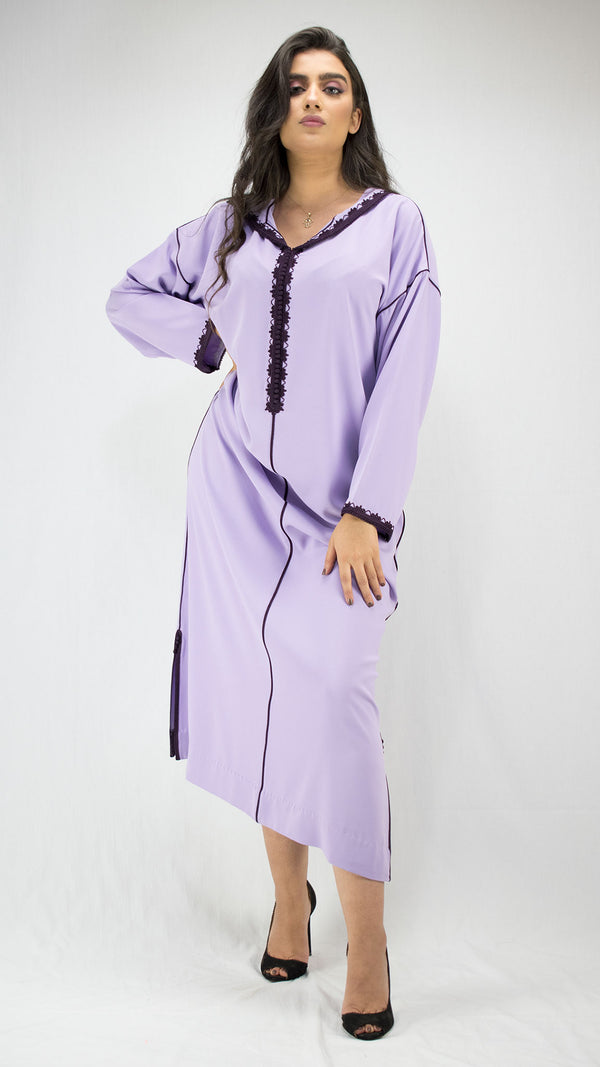 djellaba-mekhzania-jellaba-caftan-mauve pastel-bensouda-couture-ocaftan-jellaba moderne-2021-chic-prestige-glamour-classe