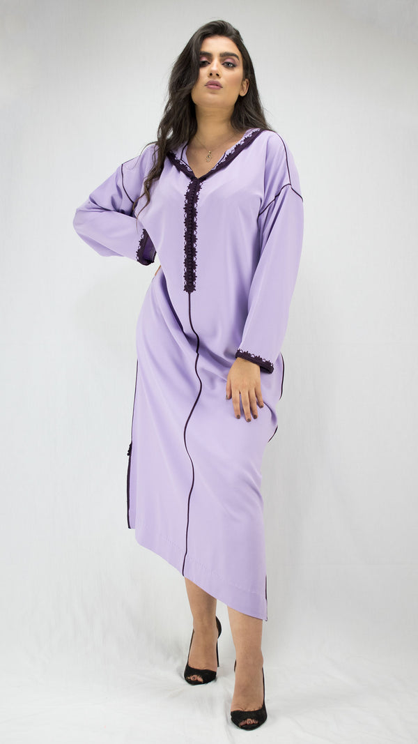djellaba-mekhzania-jellaba-caftan-mauve pastel-bensouda-couture-ocaftan-jellaba moderne-2021-chic-prestige-glamour-classe