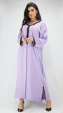 djellaba-mekhzania-jellaba-caftan-mauve pastel-bensouda-couture-ocaftan-jellaba moderne-2021-chic-prestige-glamour-classe