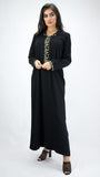 djellaba-randa-noire-noir-fait-main-hand-made-black-mrema-motif-tigre-motif-python-ocaftan-broderie-jellaba-moderne-chic-prestige