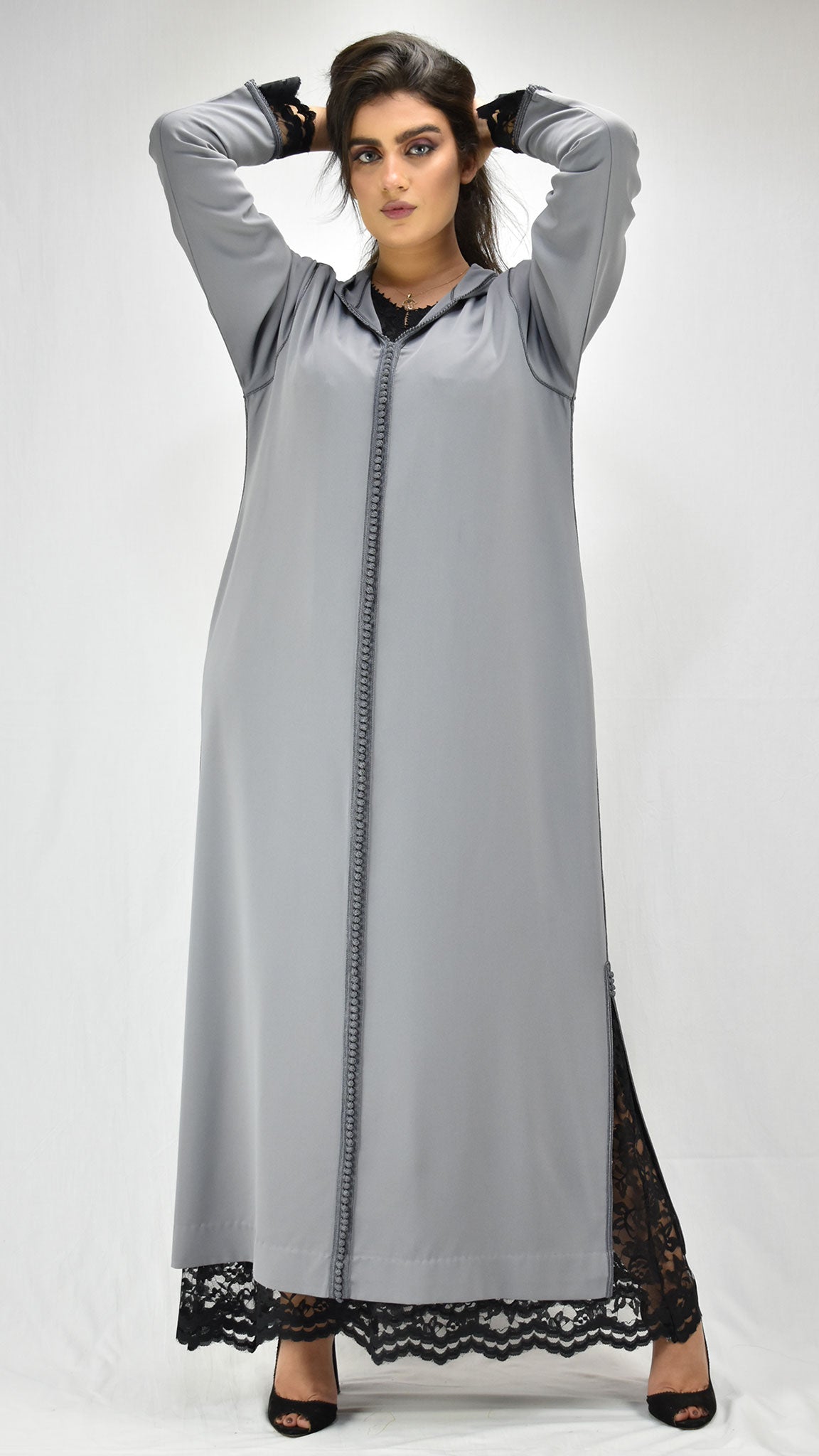 djellaba-dentelle-2pieces-crepe-gris-jellaba-moderne-chic-hdour-ocaftan
