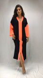 Kimono Orange-Black